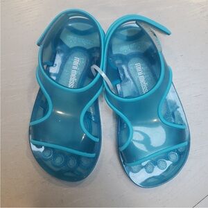 NWOB, Mini Melissa, Kids, Teal Jelly Sandals